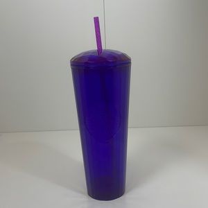 EUC Starbucks Purple/Amethyst Cut Cup